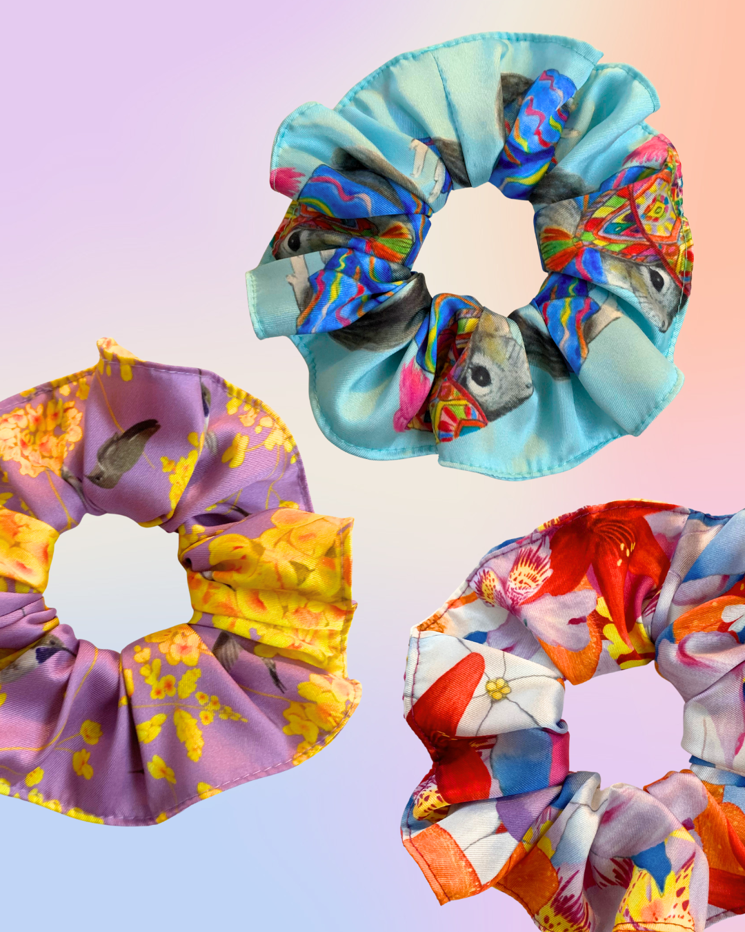 Set 3 Scrunchies Norte de Chile