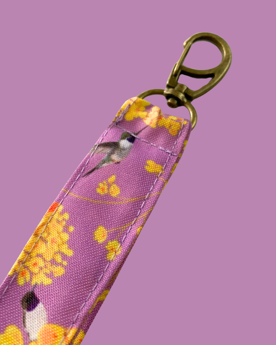 Set Scrunchie + Llavero Picaflor de Arica Lila