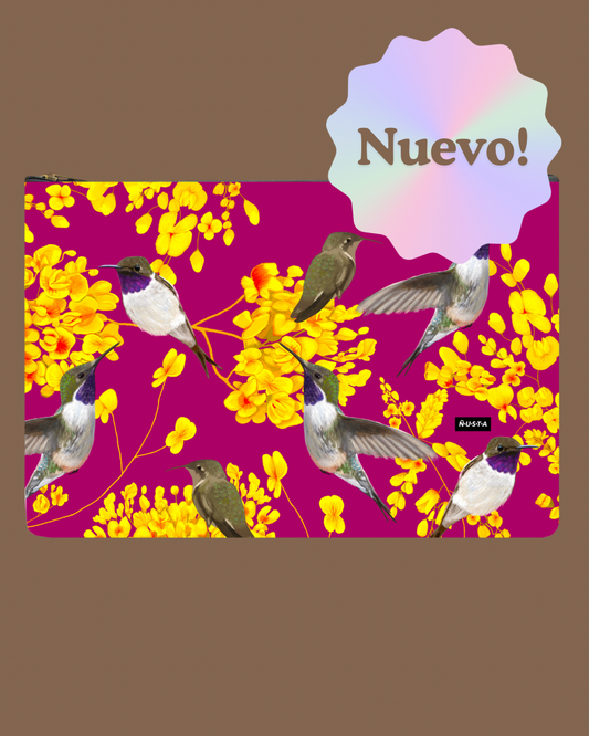 Funda notebook 15,6” Picaflor de Arica violeta última en stock