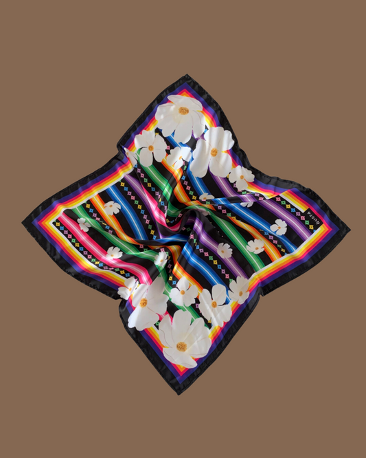 Pañuelo 50 Aguayo Panqarita Negro