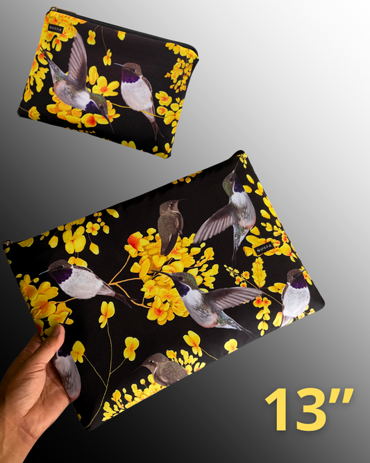 Set Funda Notebook 13" + Estuche Picaflor Negro último en stock