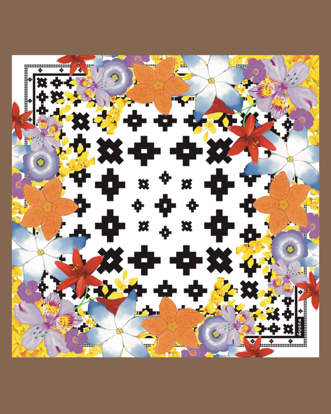 Pañuelo 70 Chakana Panqarita grande