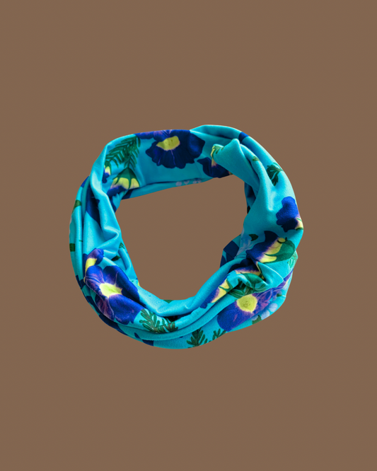 Bandana cuello Panqara Turquesa