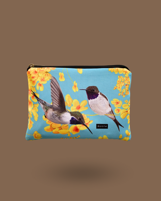 Estuche picaflor de Arica celeste