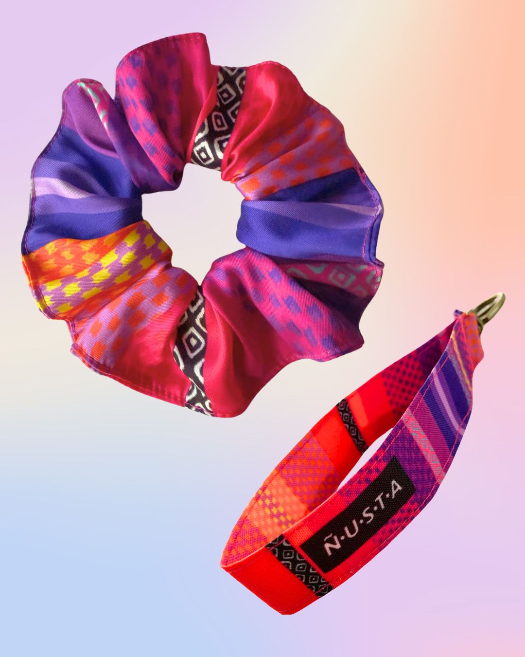 Set Scrunchie + Llavero Qhantati